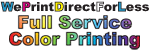 http://www.weprintdirectforless.com/ Logo
