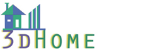 http://3dhome.in/ Logo