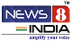 http://news8india.com/ Logo